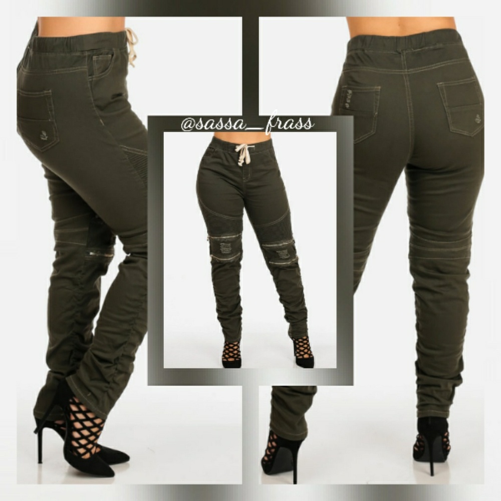 Plus Moto Ripped Jeans, Size 2X OR 3X Available